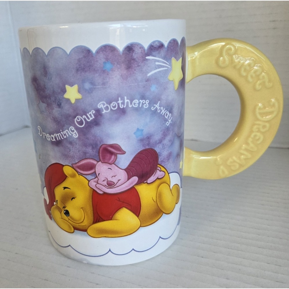 Houston Harvest Unisex Mug 16oz Winnie the Pooh Sweet‎ Dreams Coffee Cup